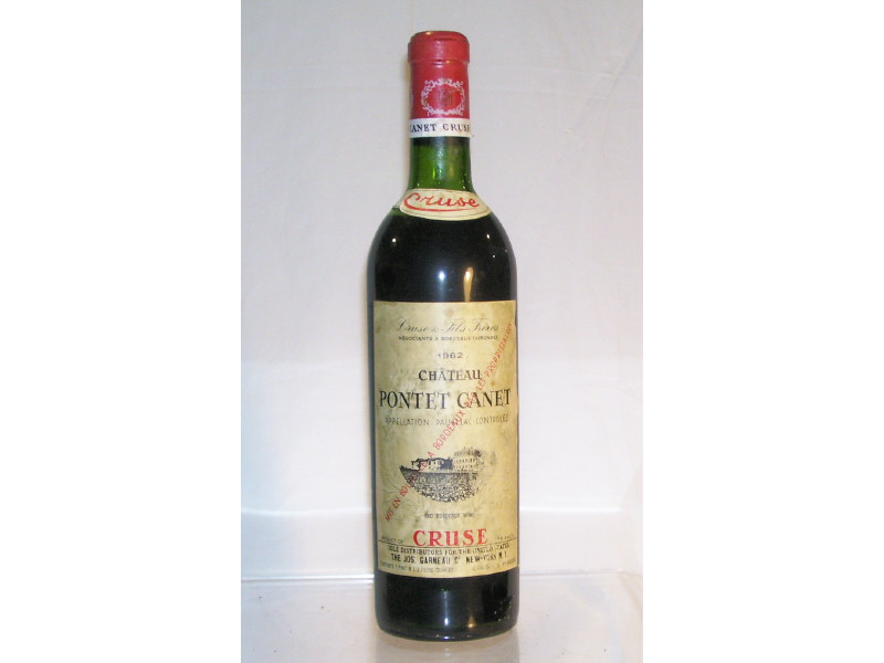 Appraisal: Pontet Canet Cruse Vintage - ml bottle Mid -shoulder level