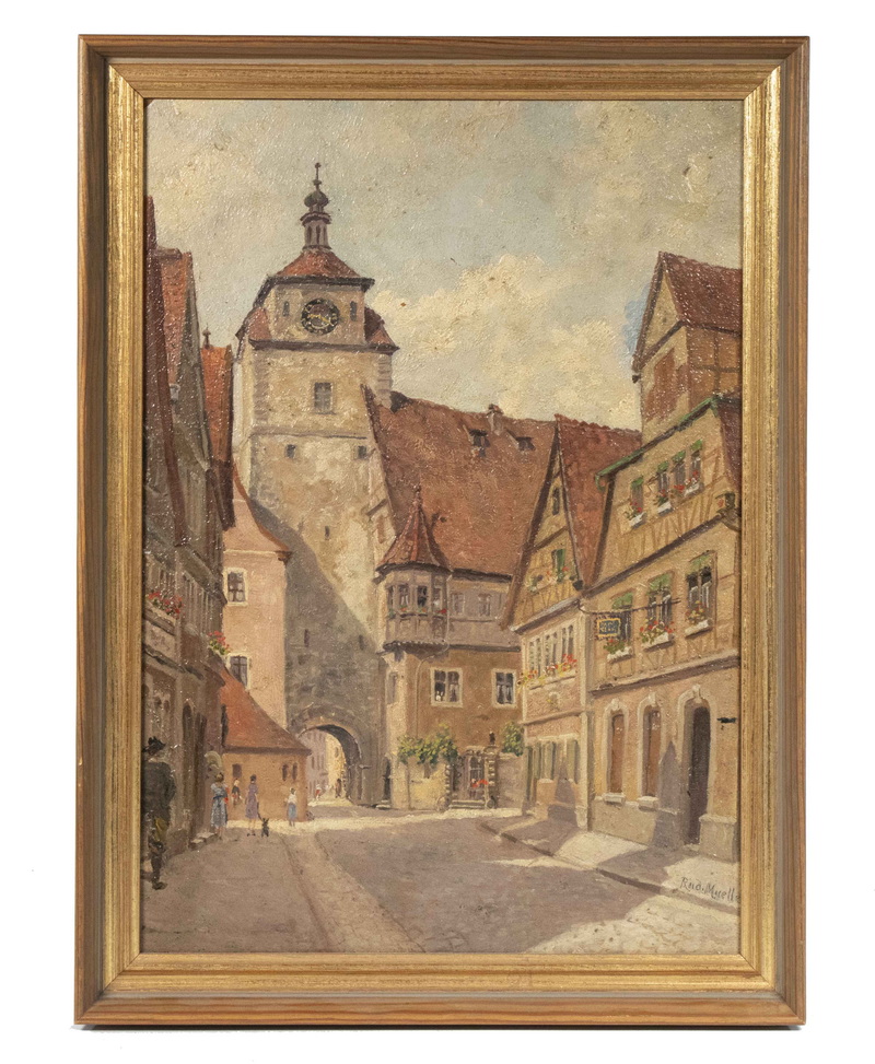 Appraisal: RUDOLF CARL MUELLER NY POLAND GERMANY - Center of a