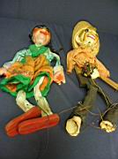 Appraisal: STRING PUPPETS Two string puppets in fair condition