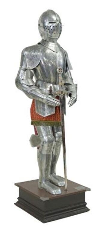 Appraisal: Handcrafted steel and iron suit of armor by Marto Spain