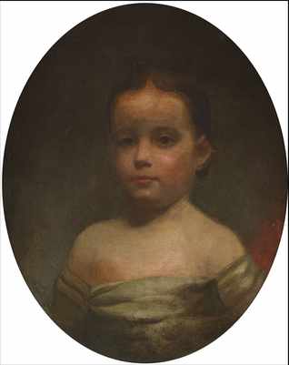 Appraisal: American School th Century Oval portrait of a young boy