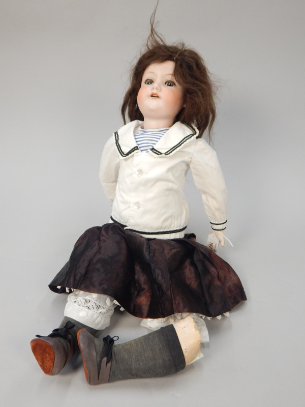 Appraisal: A late thC Armand Marseille pot headed doll No N