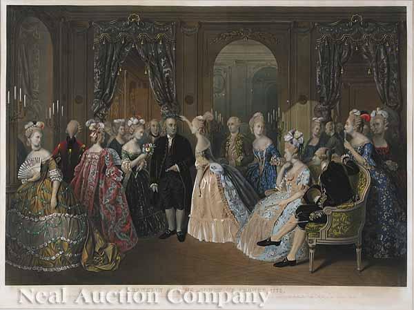 Appraisal: After Andre-Edouard Baron Jolly French - Franklin at the Court