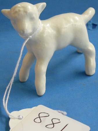 Appraisal: Rare Beswick Lamb in unrecorded White satin colourway