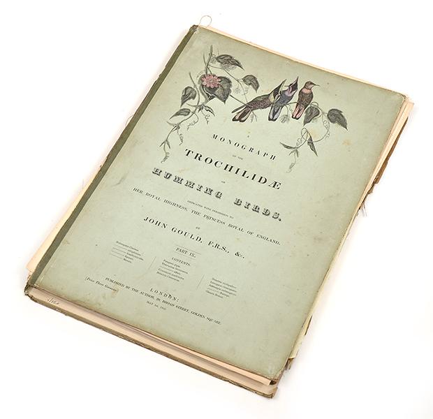 Appraisal: JOHN GOULD British - Monograph of the Trochilidae or Humming