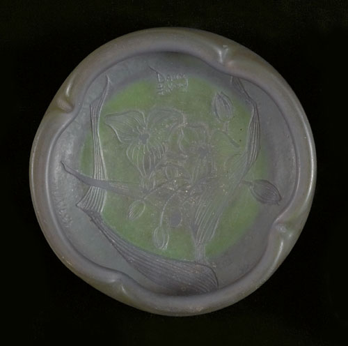 Appraisal: Daum Nancy cameo glass bowl h dia