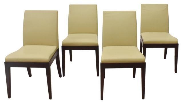 Appraisal: lot of Modern dining chairs designed by Christian Liaigre French