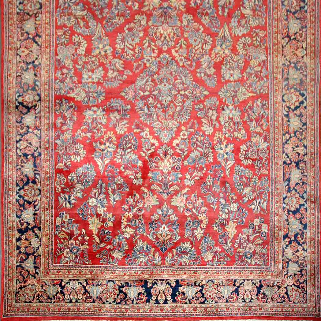 Appraisal: Sarouk Carpet North Iran mid th century The madder field