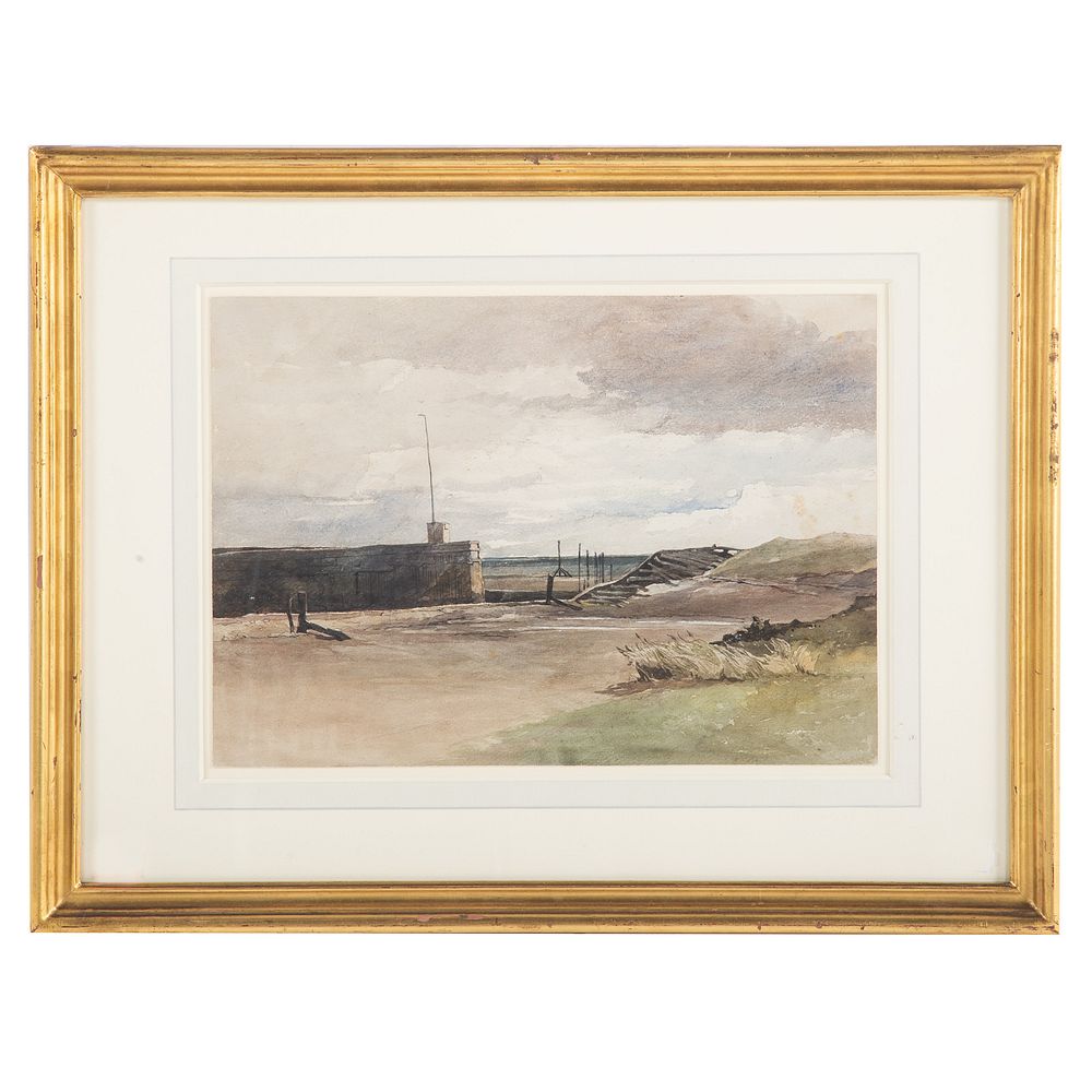 Appraisal: James Gooden A Coastal Scene British th century Watercolor on