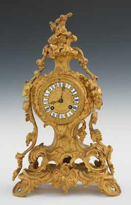 Appraisal: A Vincenti et Cie Bronze D'Ore Mantel Bracket Clock Apprx