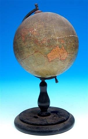 Appraisal: AN EARLY TH CENTURY PHILIPS EDUCATIONAL TERRESTRIAL GLOBE the papers