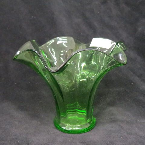 Appraisal: Steuben Art Glass Vase emerald green diameter tall excellent