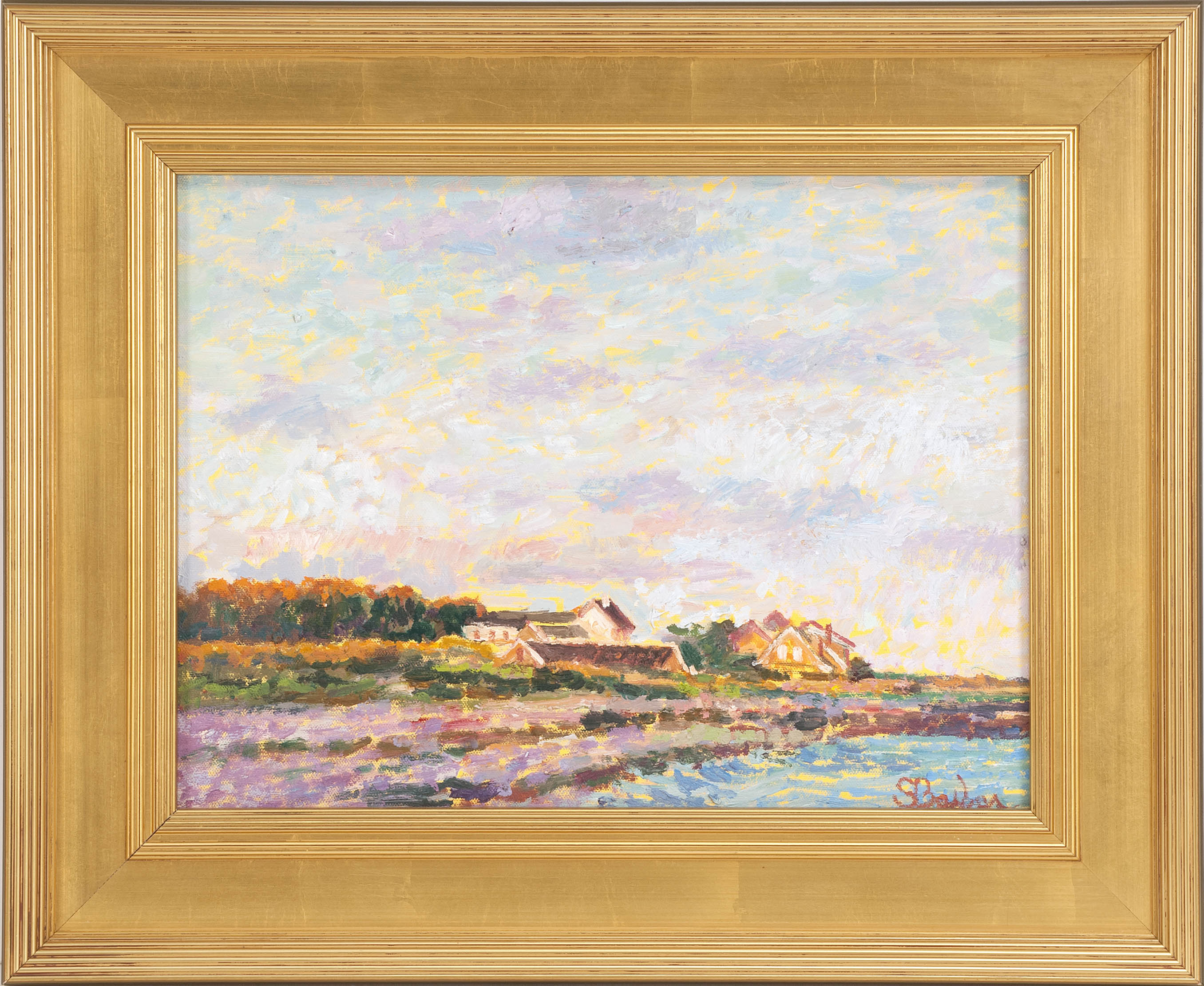 Appraisal: SAM BARBERAmerican b West Beach Club Hyannis Port MA Signed