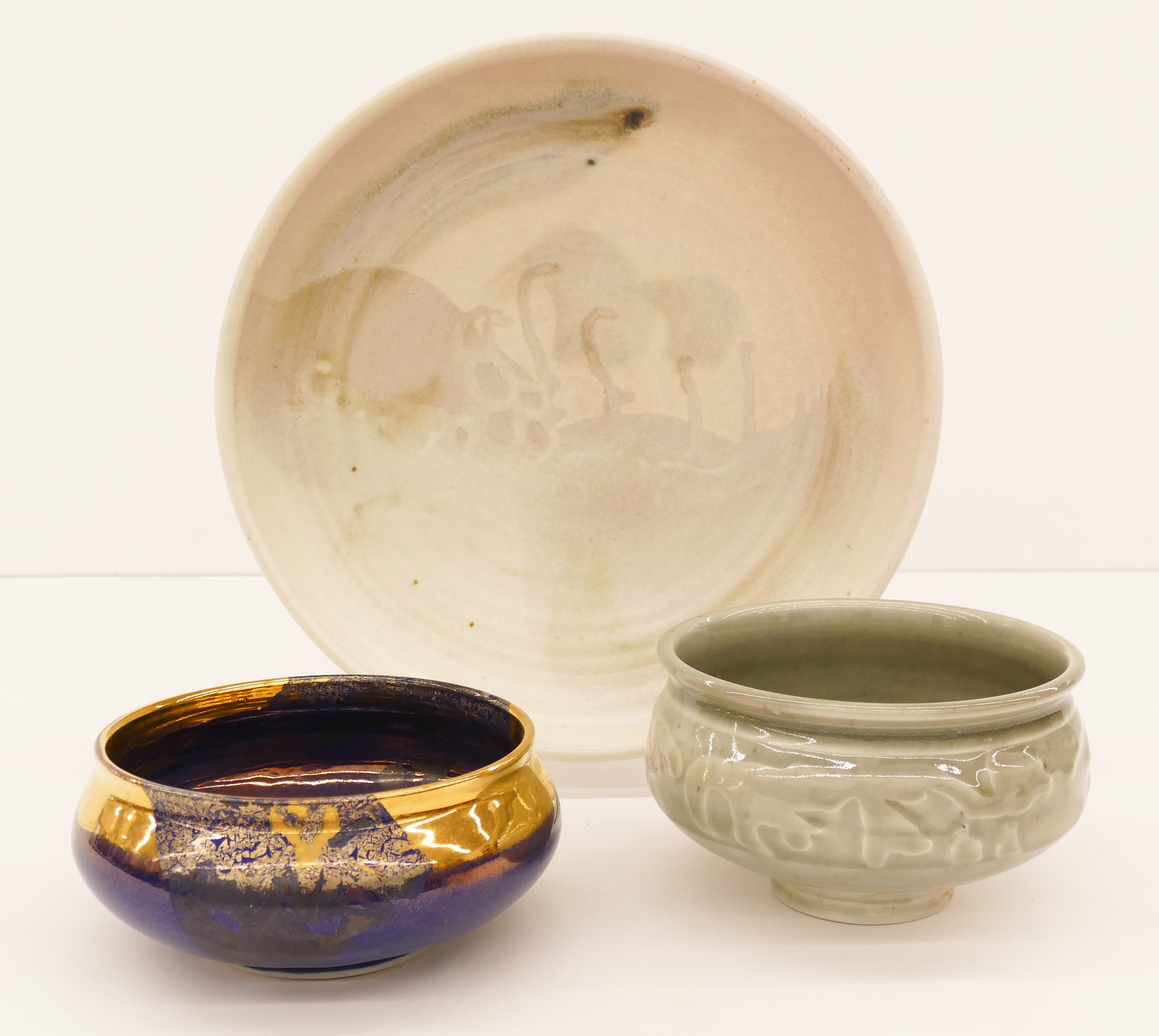 Appraisal: pc John Takehara - American Glazed Ceramic Bowls '' to