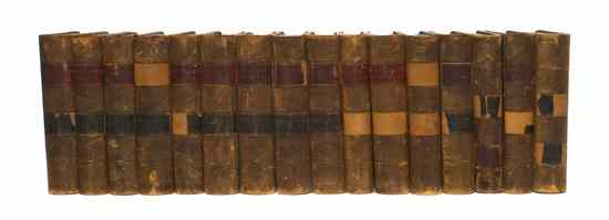 Appraisal: THACKERAY WILLIAM MAKEPEACE A collection of uniformly bound works volumes