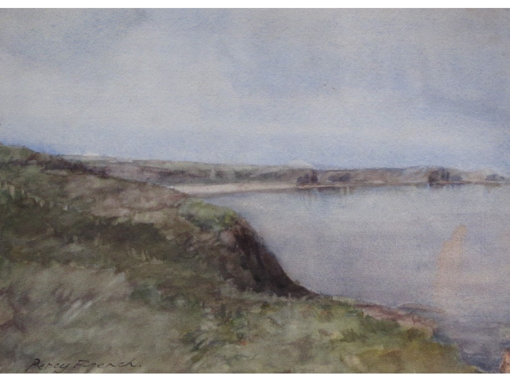 Appraisal: WILLIAM PERCY FRENCH - DUBLIN BAY AND ANOTHER Watercolour signed