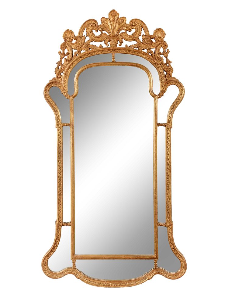 Appraisal: A Continental Giltwood Mirror A Continental Giltwood Mirror th Century