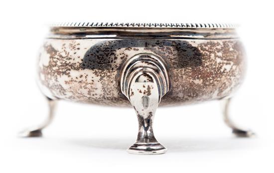 Appraisal: Sale Lot A George III Silver Salt Cellar David Hennell