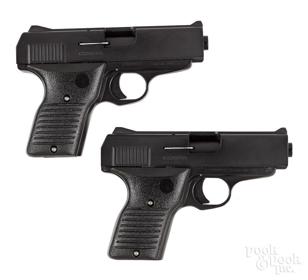 Appraisal: Pr of Cobra Firearms model FS semi-auto pisto Pair of