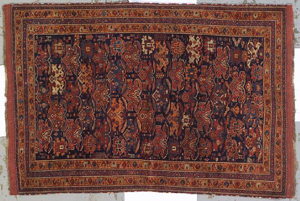 Appraisal: An Afshar rug Southwest Persia late th century size approximately