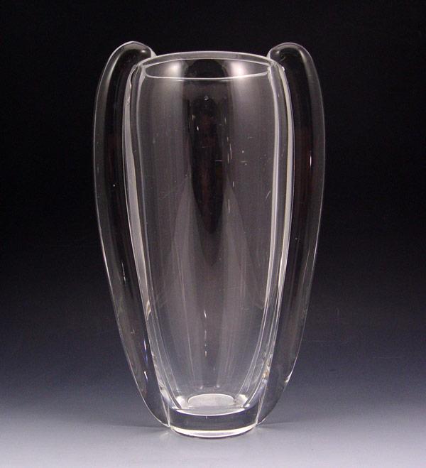 Appraisal: STEUBEN CRYSTAL ART GLASS VASE Signed on base approx ''h