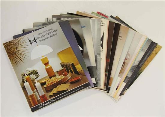 Appraisal: Sale Lot A Collection of Haeger Pottery Catalogues comprising issues