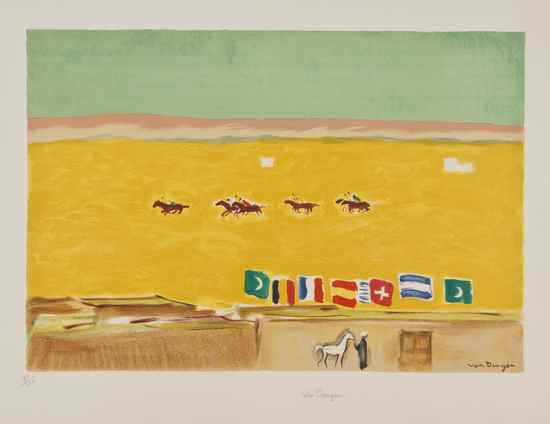 Appraisal: Kees Van Dongen - Polo Alexandria jl lithograph printed in