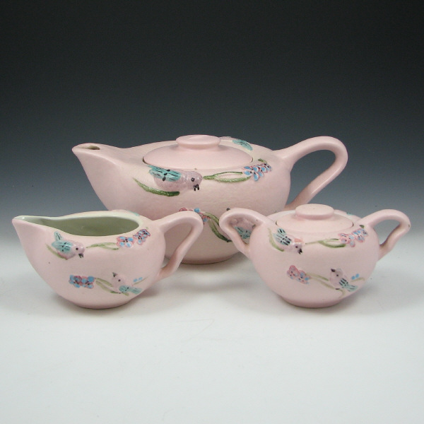 Appraisal: Hull Serenade Tea Set - Mint Serenade tea set in