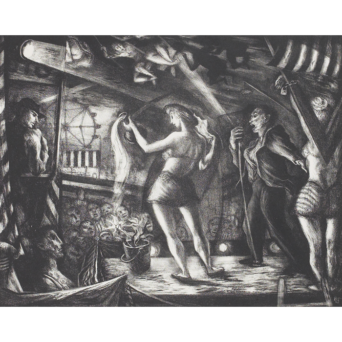 Appraisal: Benton Murdoch Spruance American - ''Midsummer Spiel '' lithograph ''