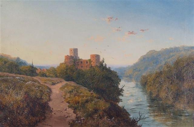 Appraisal: EDWARD H NIEMMAN British fl - Goodrich Castle on the