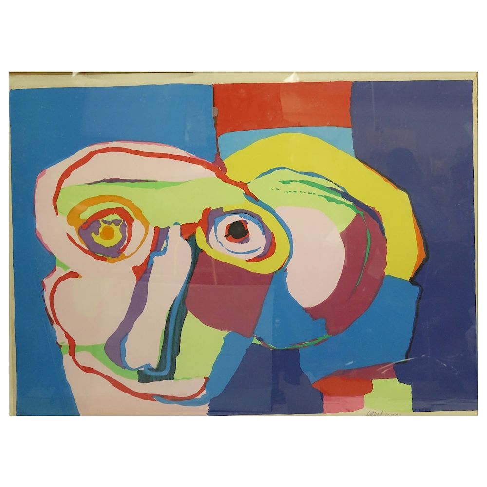 Appraisal: Karel Appel Color Lithograph Karel Appel American - Color Lithograph