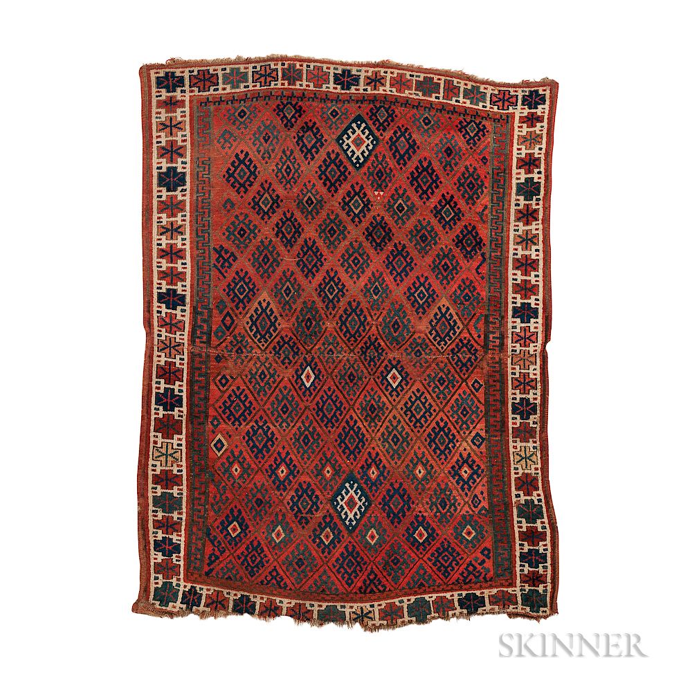 Appraisal: Kurdish Rug Kurdish Rug western Iran c ft in x