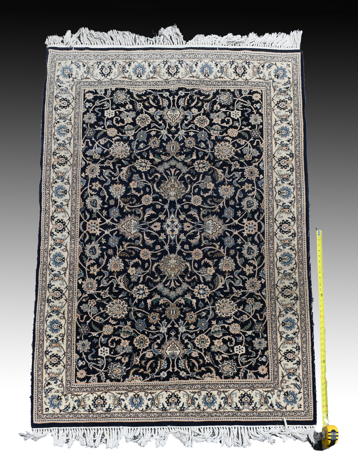 Appraisal: SINO PERSIAN HAND KNOTTED WOOL RUG ' X ' ''