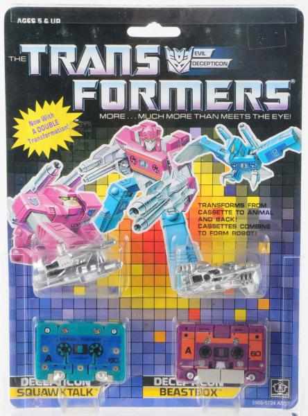 Appraisal: Transformers Squalktalk Beastbox AFA Hasbro Transformer Squalkbox in AFA sealed