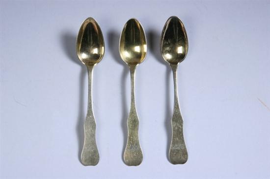 Appraisal: ELEVEN NURNBERG SILVER-GILT SPOONS early th century silver standard Nurnberg