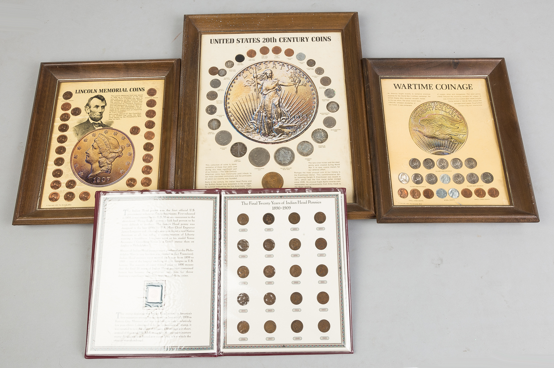 Appraisal: Postal Commemorative Society Coins and Currency Includes US Indian Head