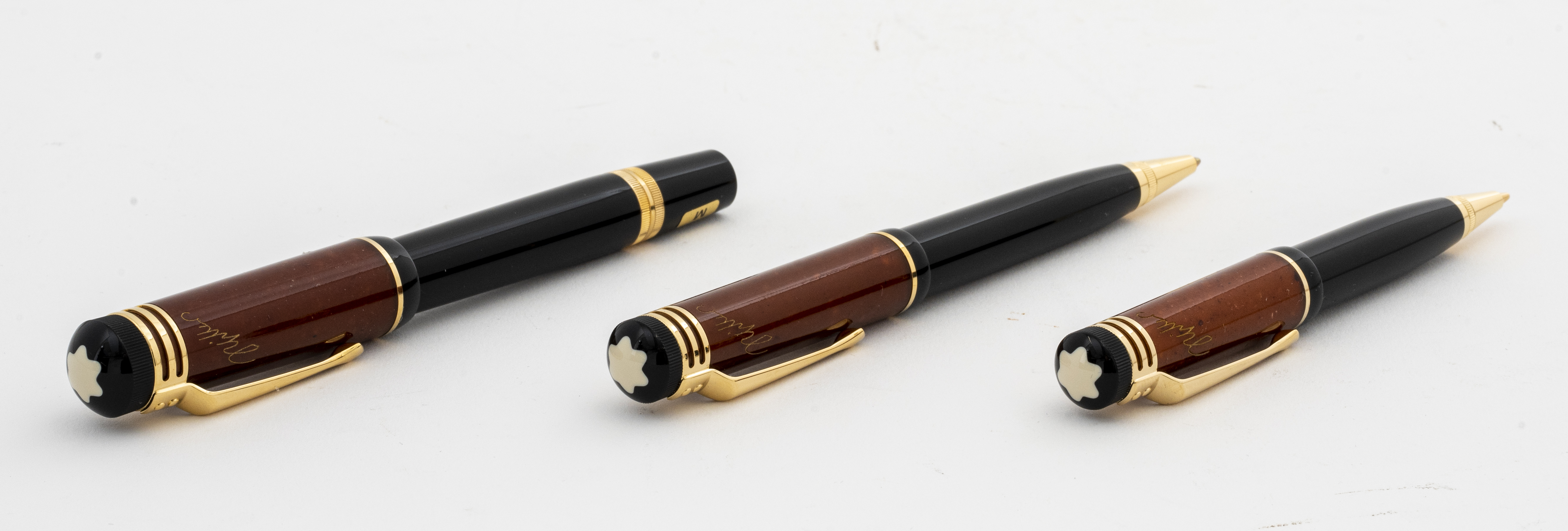 Appraisal: MONTBLANC 'FRIEDRICH SCHILLER' PEN SET Montblanc Meisterstuck 'Friedrich Schiller' Limited