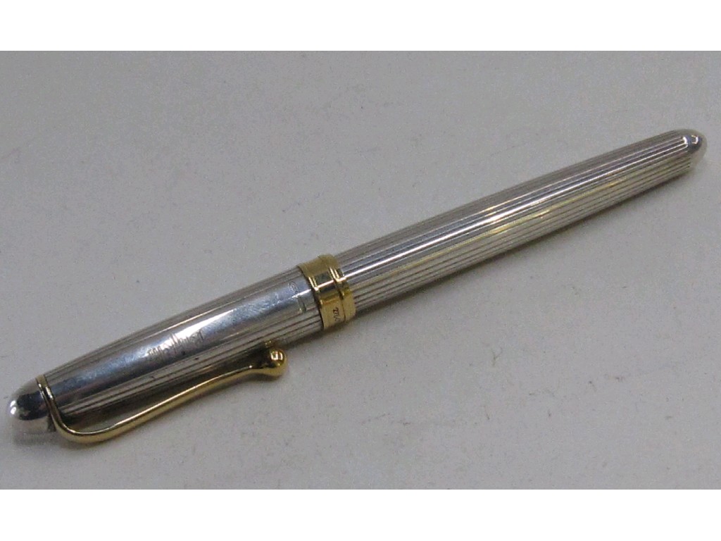 Appraisal: Silver cased Aurora ballpoint pen