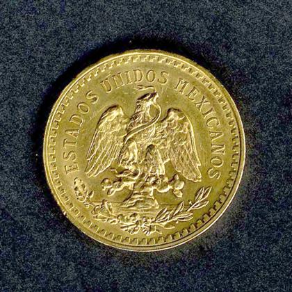 Appraisal: piece Gold Coin Mexico pesos Very faint wear