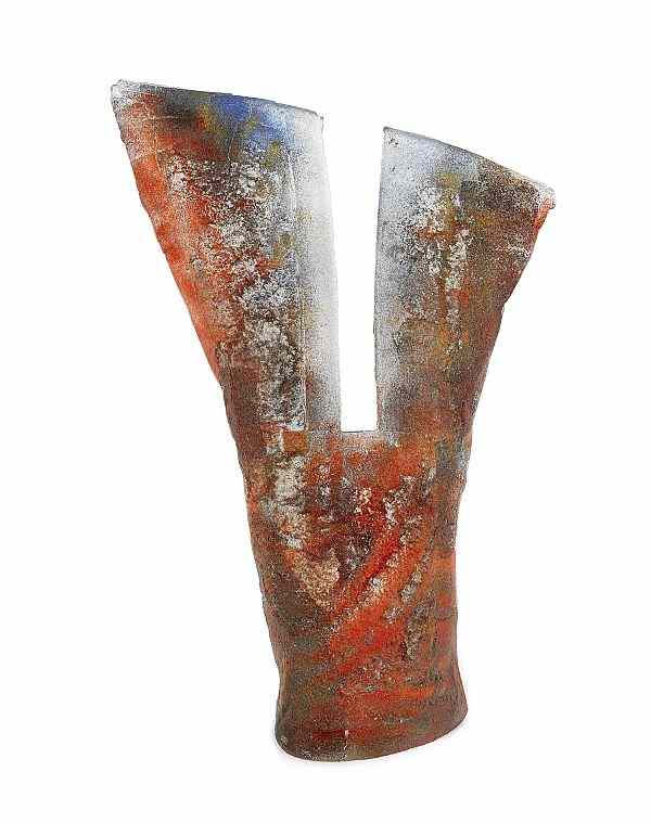 Appraisal: Contemporary art glass sculpture by Gilles Payette h