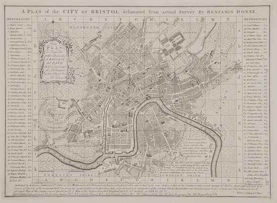 Appraisal: Donn Benjamin A Plan of the City of Bristol delineated