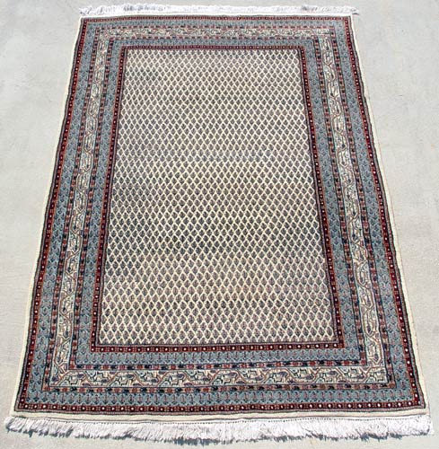 Appraisal: HAND TIED MIR SAROUK DESIGN CARPET Approx '' x '