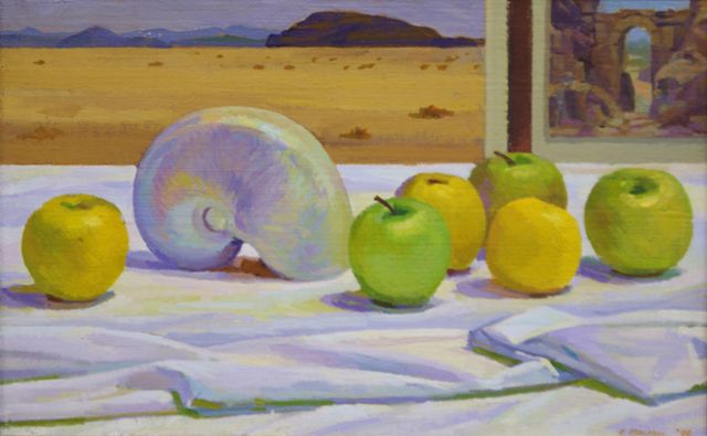 Appraisal: Earle Backen - Still Life with Nautilus and Two Sinai