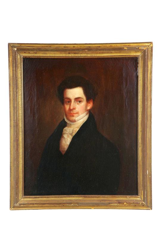 Appraisal: PORTRAIT OF A GENTLEMAN AMERICAN EARLY TH CENTURY Oil on