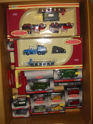 Appraisal: Forty two Corgi Trackside Models including three larger packs boxed