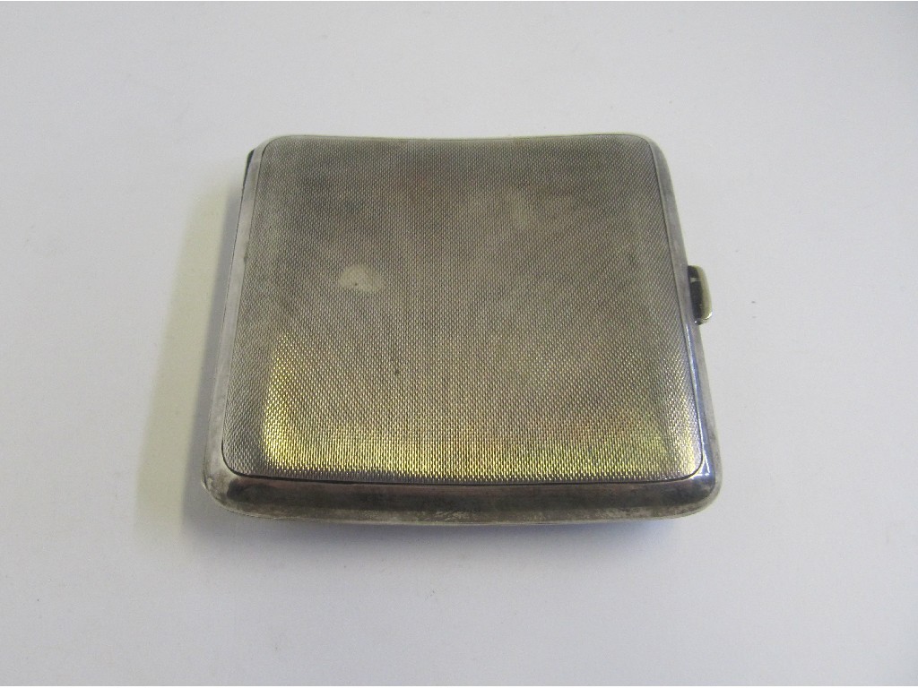 Appraisal: A silver cigarette case