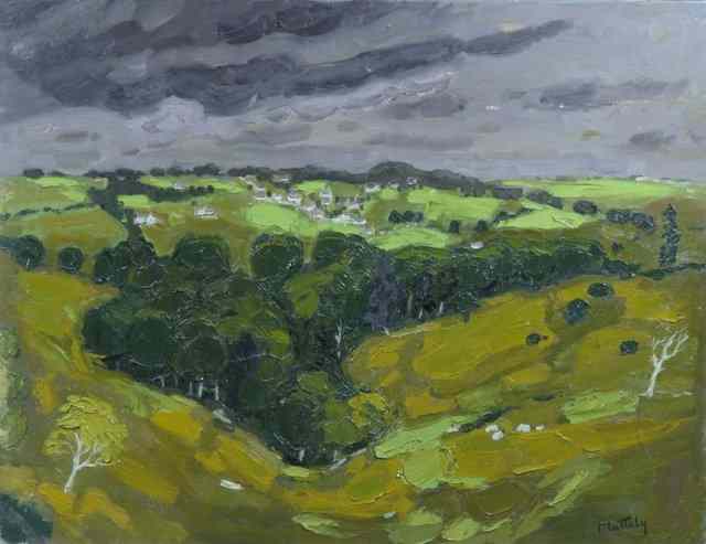 Appraisal: ALASTAIR FLATTELY 'A Cotswold landscape' signed lower right titled verso