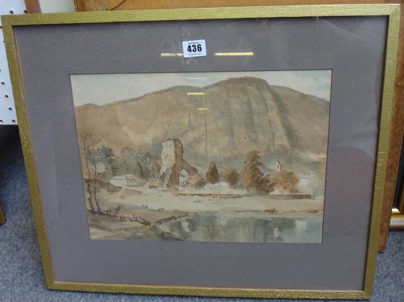 Appraisal: Michael Brockway b Talley Abbey watercolour signed cm x cm