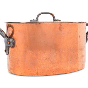 Appraisal: An American Copper Brazier with Cover L Barth and Son