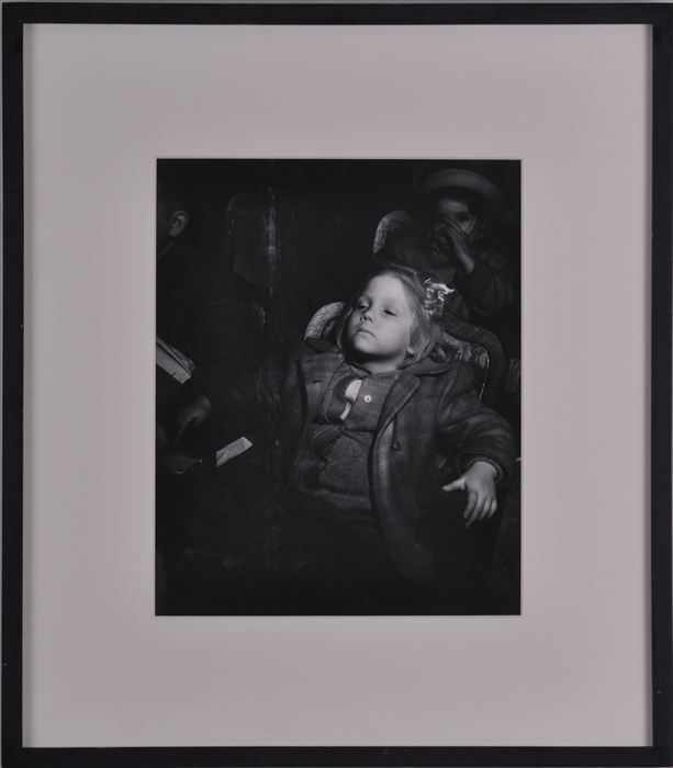 Appraisal: WEEGEE - GIRL IN THEATRE Gelatin silver print x in